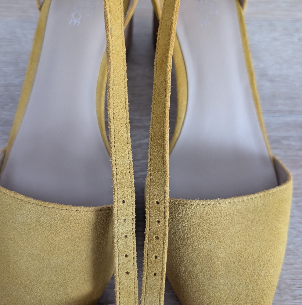 Market & Spruce Madison Suede Ankle Strap Heel Size 7.5 - Picture 12 of 14